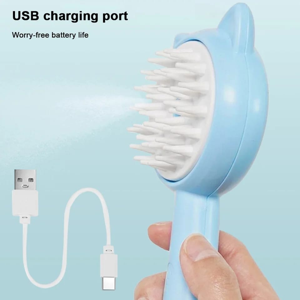 Cepillo recargable A Vapor para mascotas